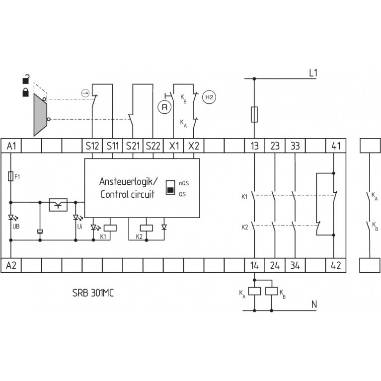 Реле безопасности SRB301MC-24V