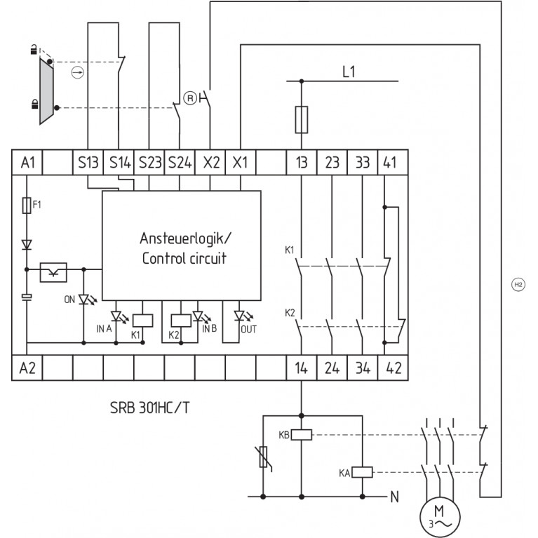 Реле безопасности SRB301HC/T-230V