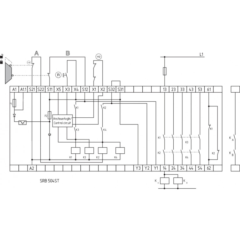Реле безопасности SRB504ST
