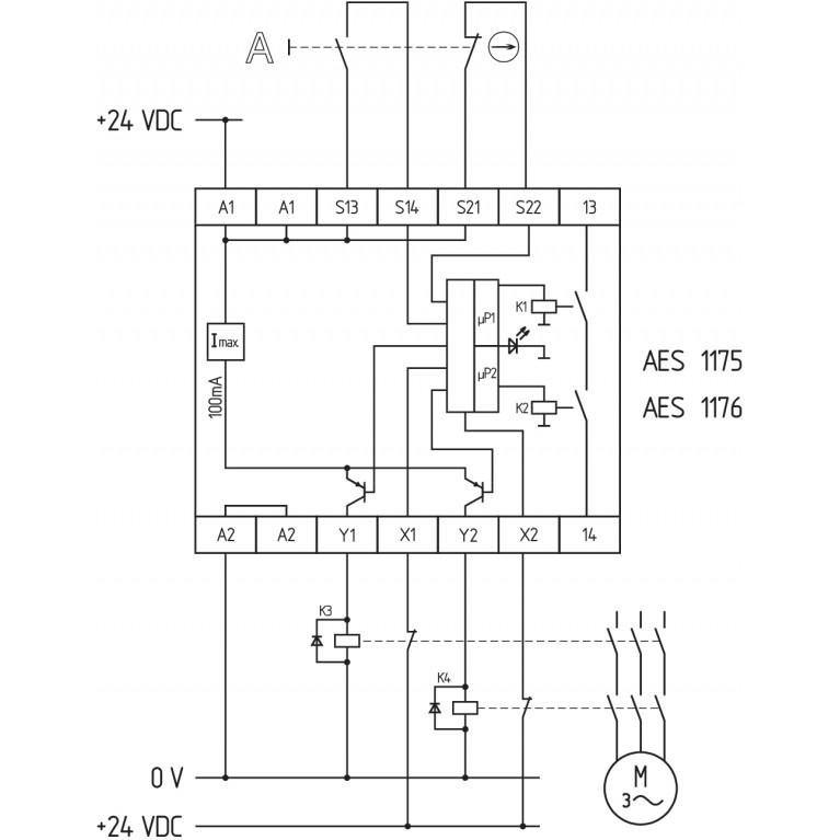 Реле безопасности AES 1176