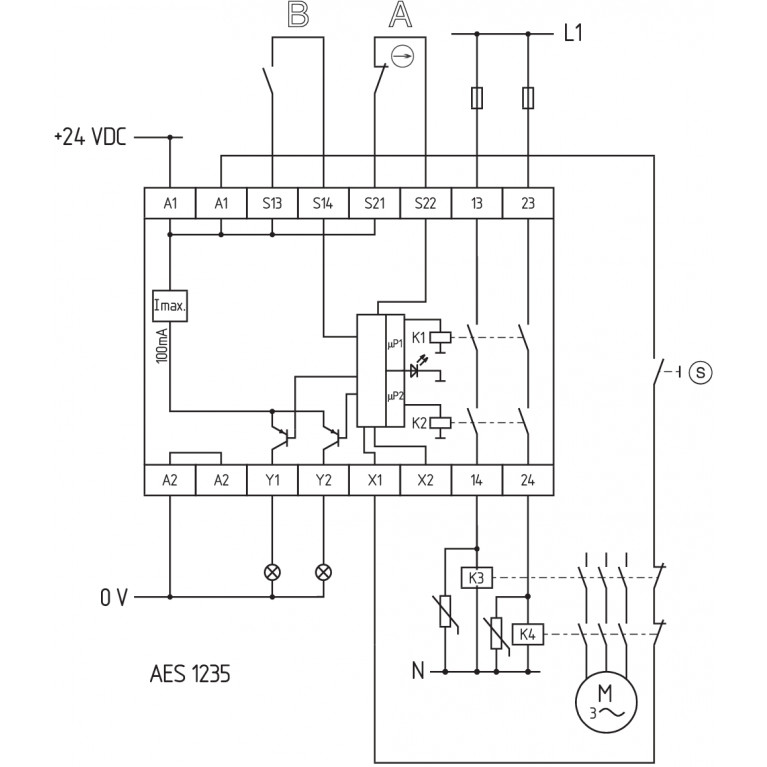Реле безопасности AES 1235