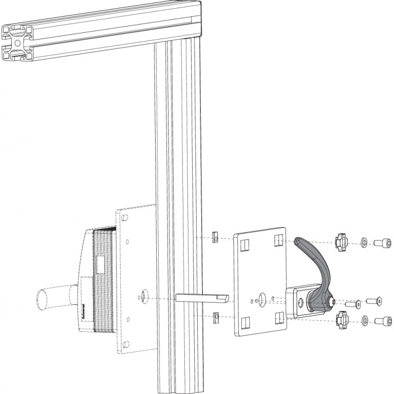 Крепежный элемент MOUNTING PLATE MP AZ/AZM200-P20