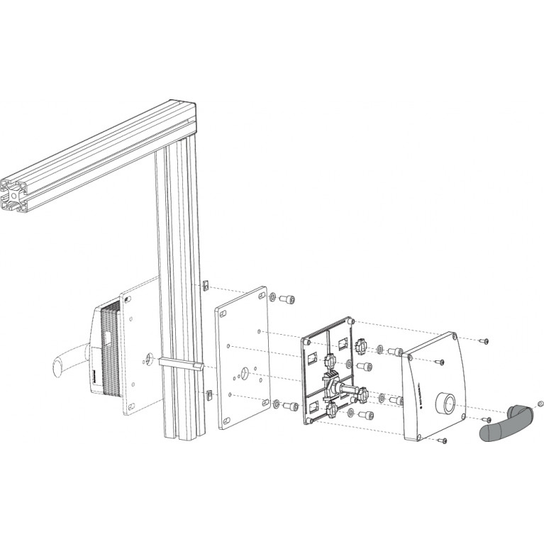 Крепежный элемент MOUNTING PLATE MP AZ/AZM200-P1