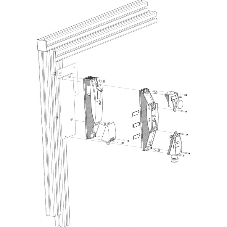 Крепежный элемент MOUNTING PLATES KPL. MP BDF 200