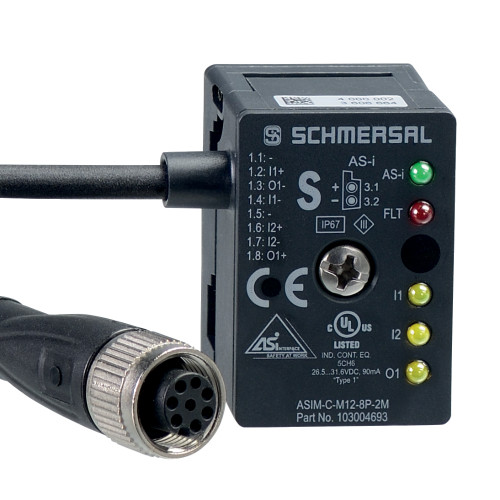 AS-I оборудование ASIM-C-M12-8P-0,5M