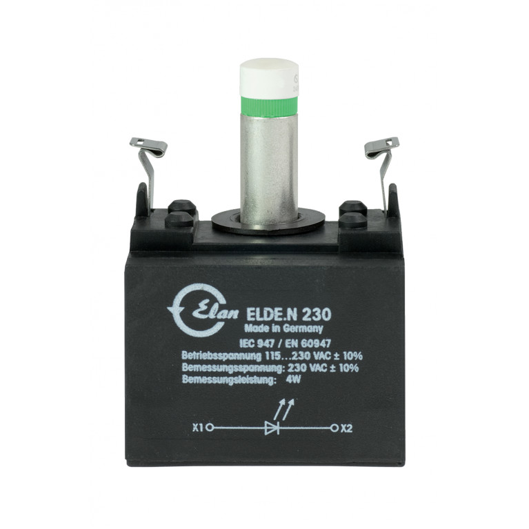 LED light element ELDE.N yellow 48 V DC/AC